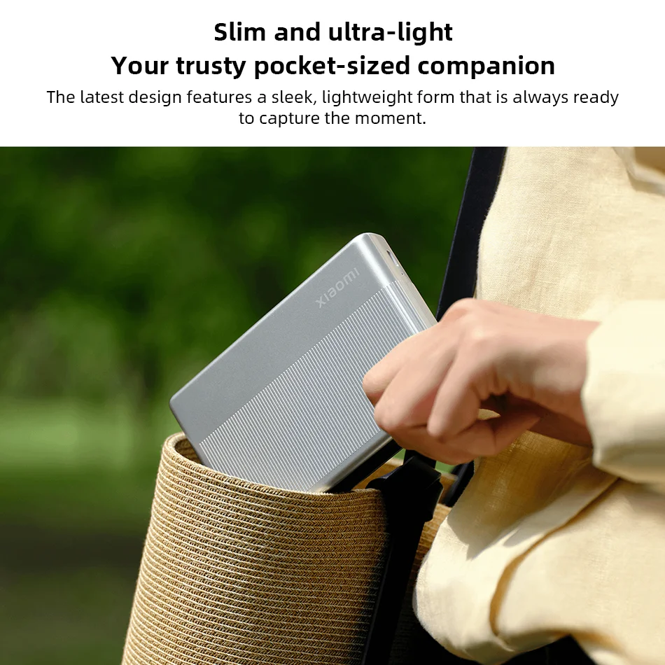 Xiaomi 포켓 포토 프린터 1s 무선 블루투스 열전사 인쇄 ZINK Inkless 기술 Xiaomi App 휴대용 사진 인쇄