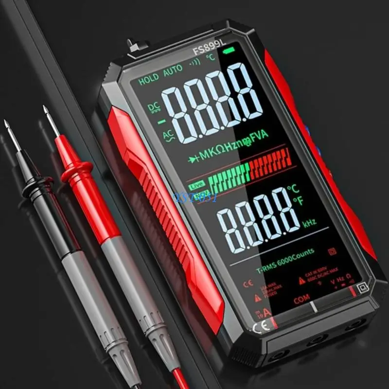 E15A FS899L Feature Rich Multimeter USB C Charging Capability procedures Resistance Frequency Temperature Parameters
