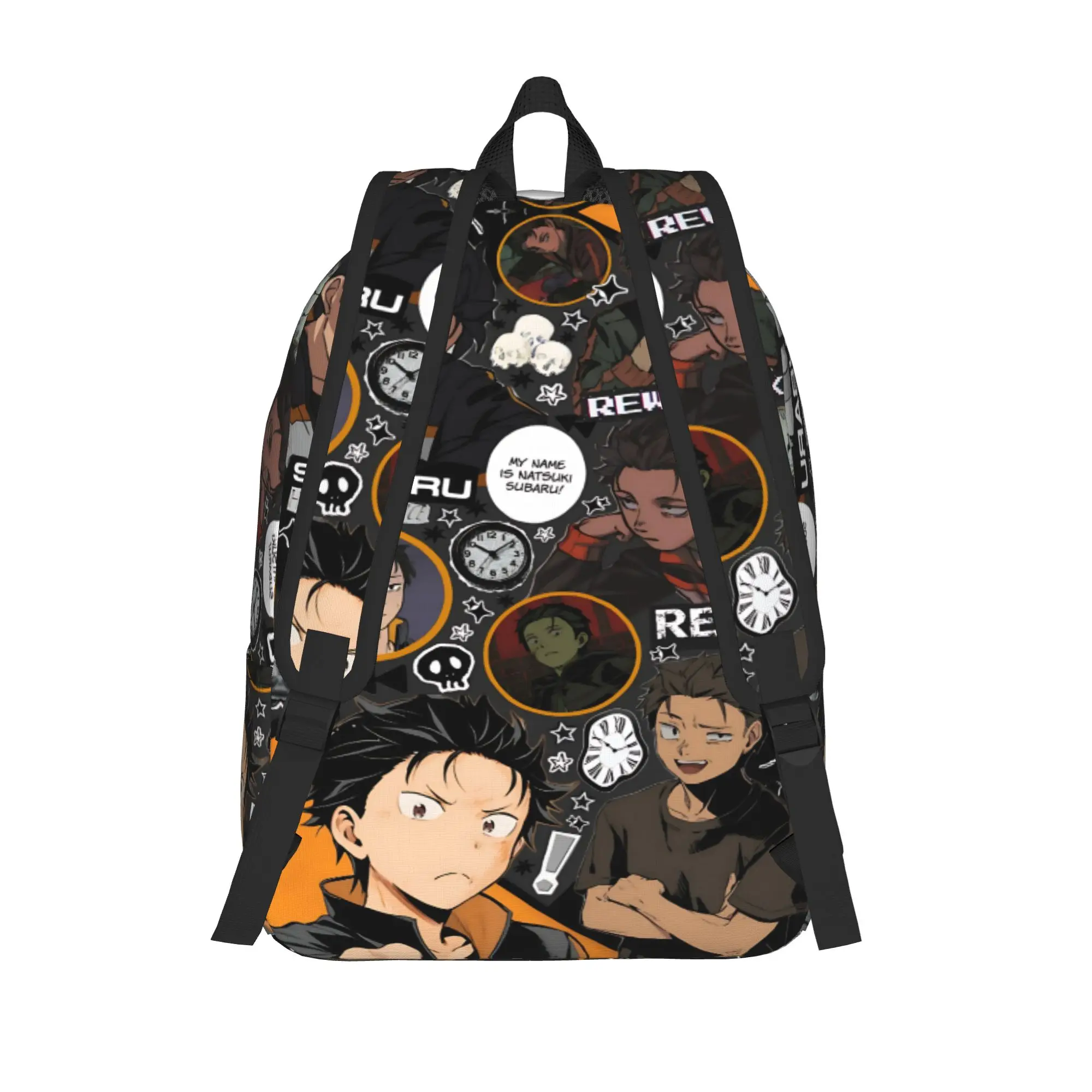 Fashion Re ZERO Anime Subarunatsuki Backpack  Mochilas Vintage Travel Large Capacity Rucksack
