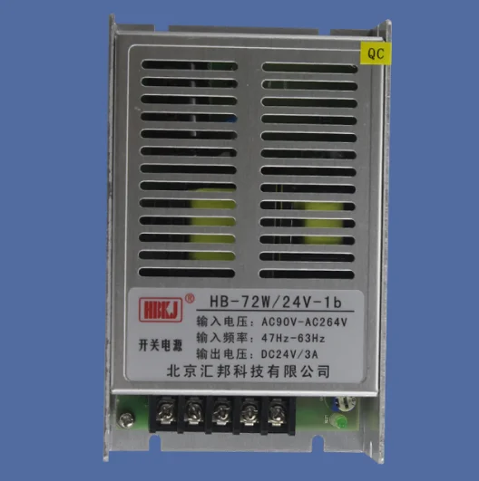 HBKJ HB-72W/24V-3A gate small volume LED switching power supply industrial control voltage stabilization