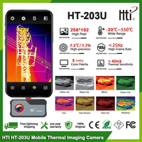 HTI HT-203U-i HT-105 Infrared Thermal Imager Mobile Phone Thermal Imaging Camera Thermometer PCB Repair (not for iPhone Type-C)