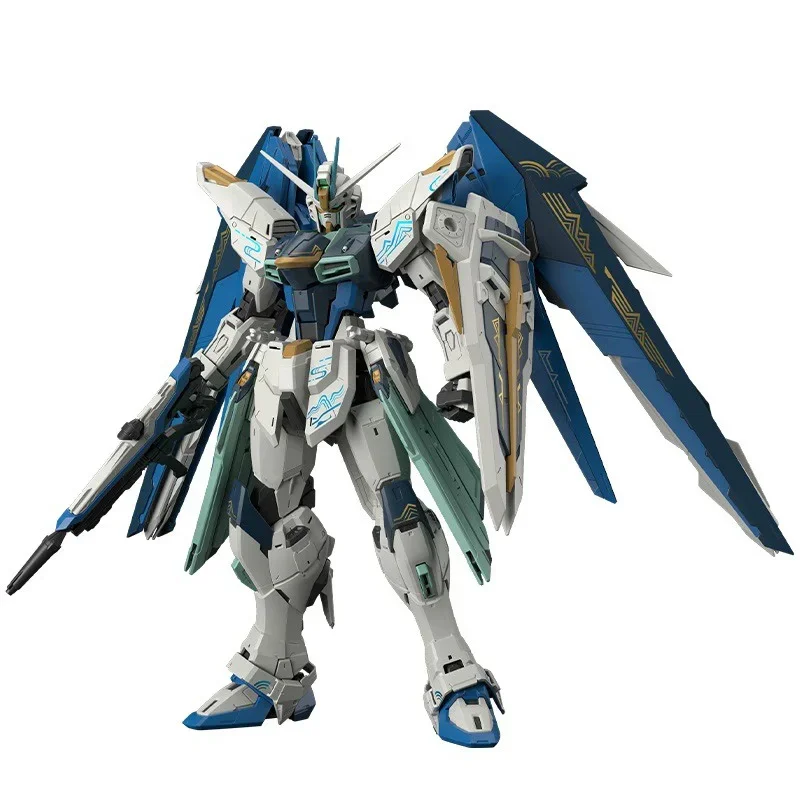 Bandai PB MG ZGMF-10A อิสรภาพ GUNDAM Collection ver. ชุดโมเดลตุ๊กตาขยับแขนขาได้ดั้งเดิมขนาด1/100 18ซม. ของสะสมของขวัญ