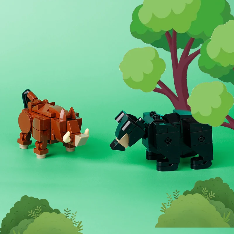 MOC Creative Build Bricks Tree Sets Garden Plant Forest Model DIY Assemble Natural City Street View Park Jungle Bricks Toys