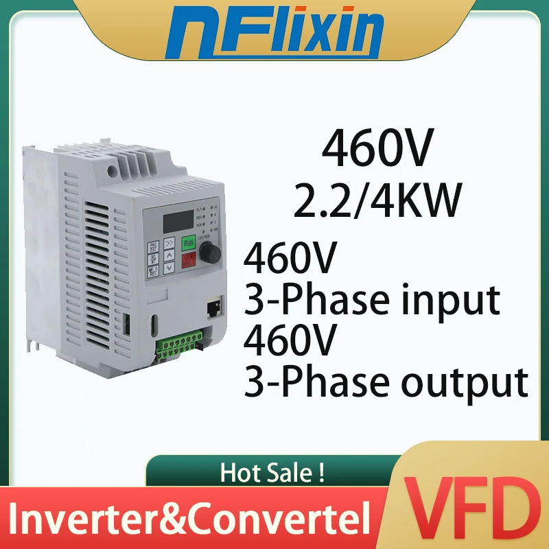 VFD 460V 2.2/4/5.5/7.5/11/15KW  Economical Variable Frequency Drive Converter Changer Variator for Motor Speed Control Inverter