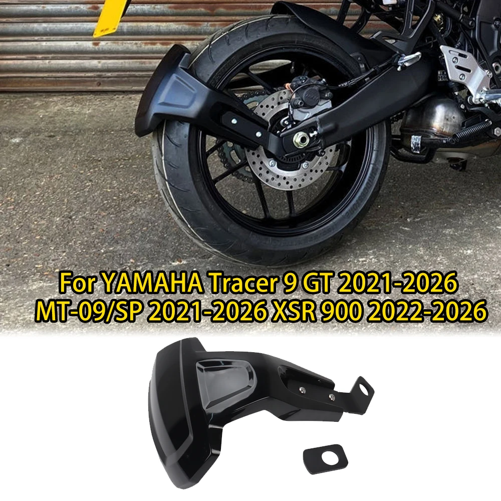 Rear Fender Spray Mud Flap Splash Guard for YAMAHA MT-09 SP XSR 900 2022 Tracer 9 GT/GT+ 2021-2026 Motorcycle Accessories