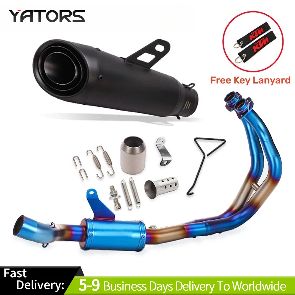 

YZF R7 2014-2025 for Yamaha MT-07 XSR700 Full Exhaust System Header Muffler Pipe Exhausts Pipes