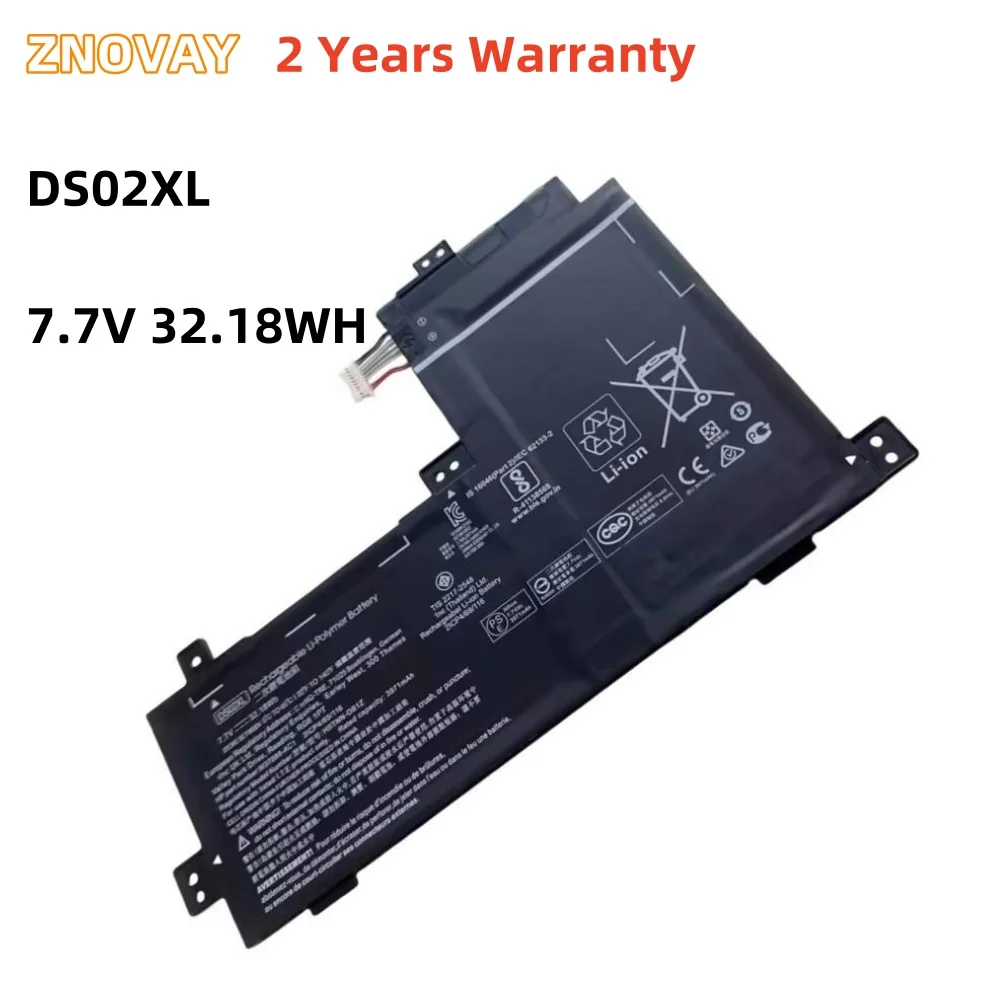 

DS02XL Battery For HP Chromebook X2 11-DA00 14-ED0123WM 40Q85UA 3G0N5UA 42U49UAR 42U52UA 4U8S8PA 4U8S9PA 4L2M7PA 4K4M6PA 4K2K1PA