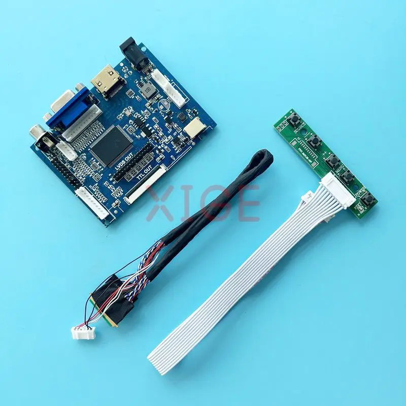 

Kit DIY Driver Controller Board For LTN140AT20-401/S01/T02/V01 1366x768 Laptop Screen 14" VGA 2AV HDMI-Compatible 40-Pin LVDS