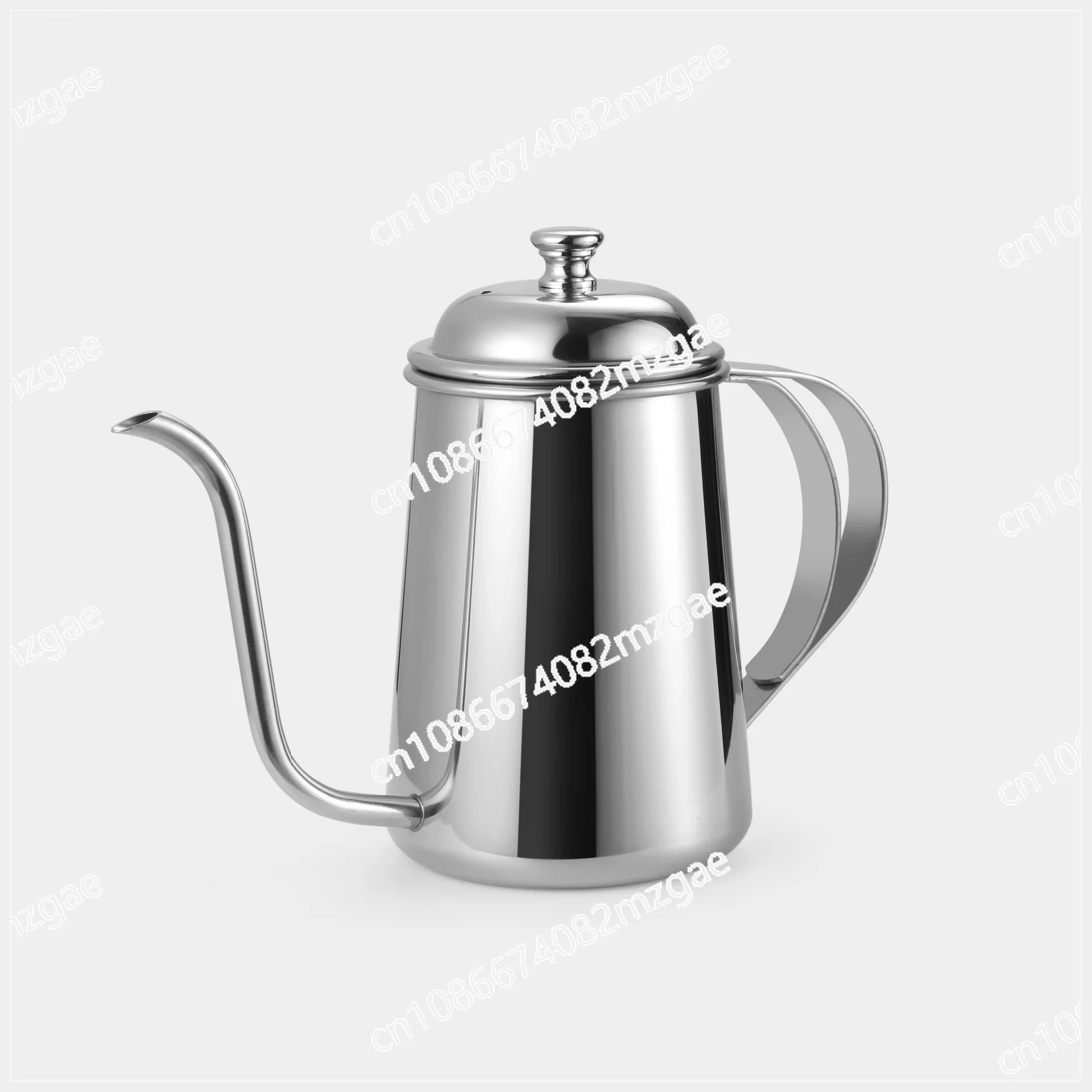

Long Mouthed Hand Brewed Teapot, Fine Mouthed Teapot, 650ml Thick 304 Stainless Steel Drip Coffee Pot, Filter Brewed Teapot