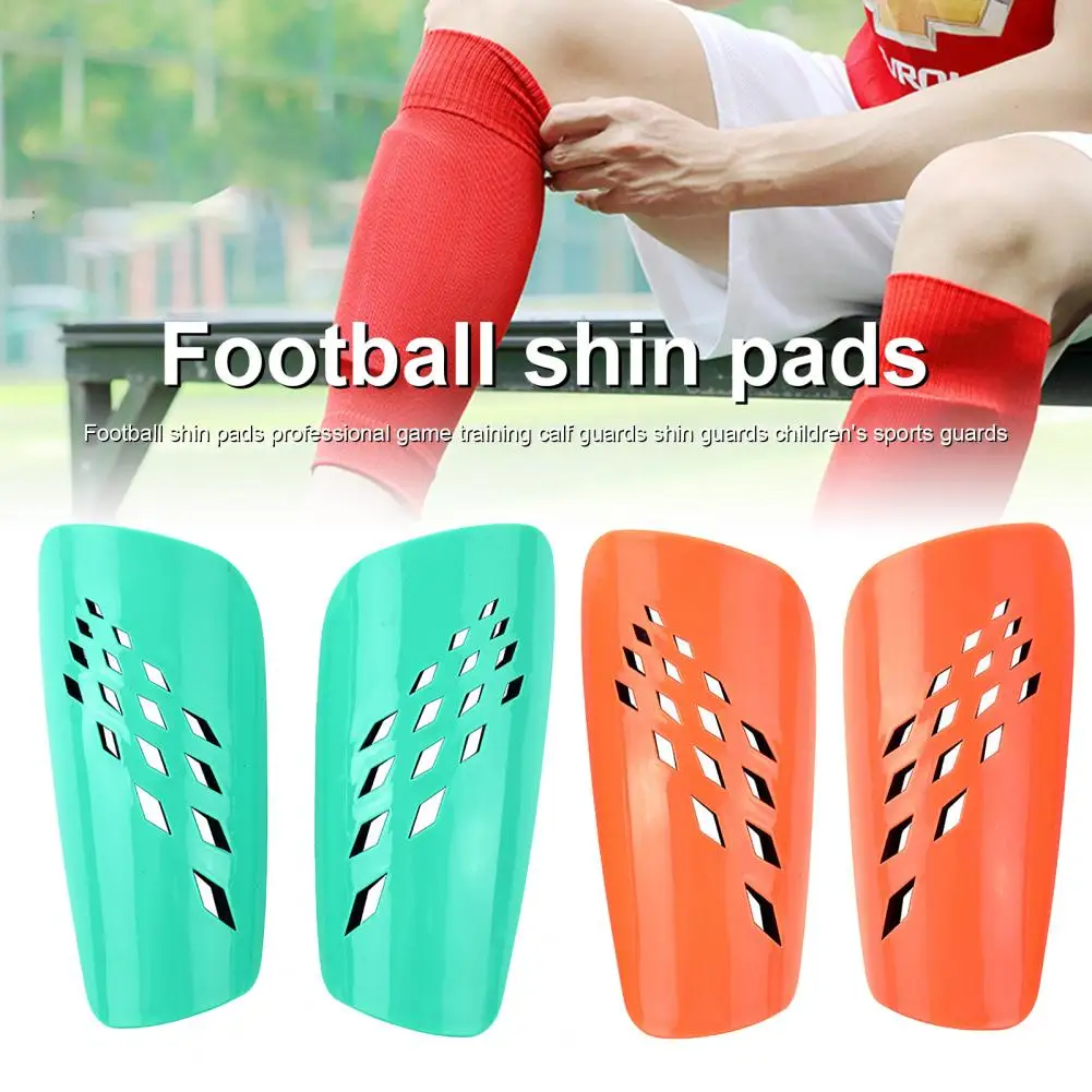 1 Pair Kids Adult Football Shin Pads Plastic Soccer Guards Leg Protector Comprehensive Football Calf Protectors Leg Sleeve