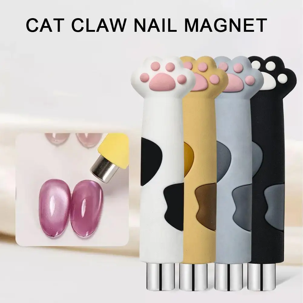 Cartoon Eye Magnet For Nails, Nail Art Paw Magnet Pens 3d Magnet Cylindrical Sticks Eye Nail Art Tool Home & Sa W8w7