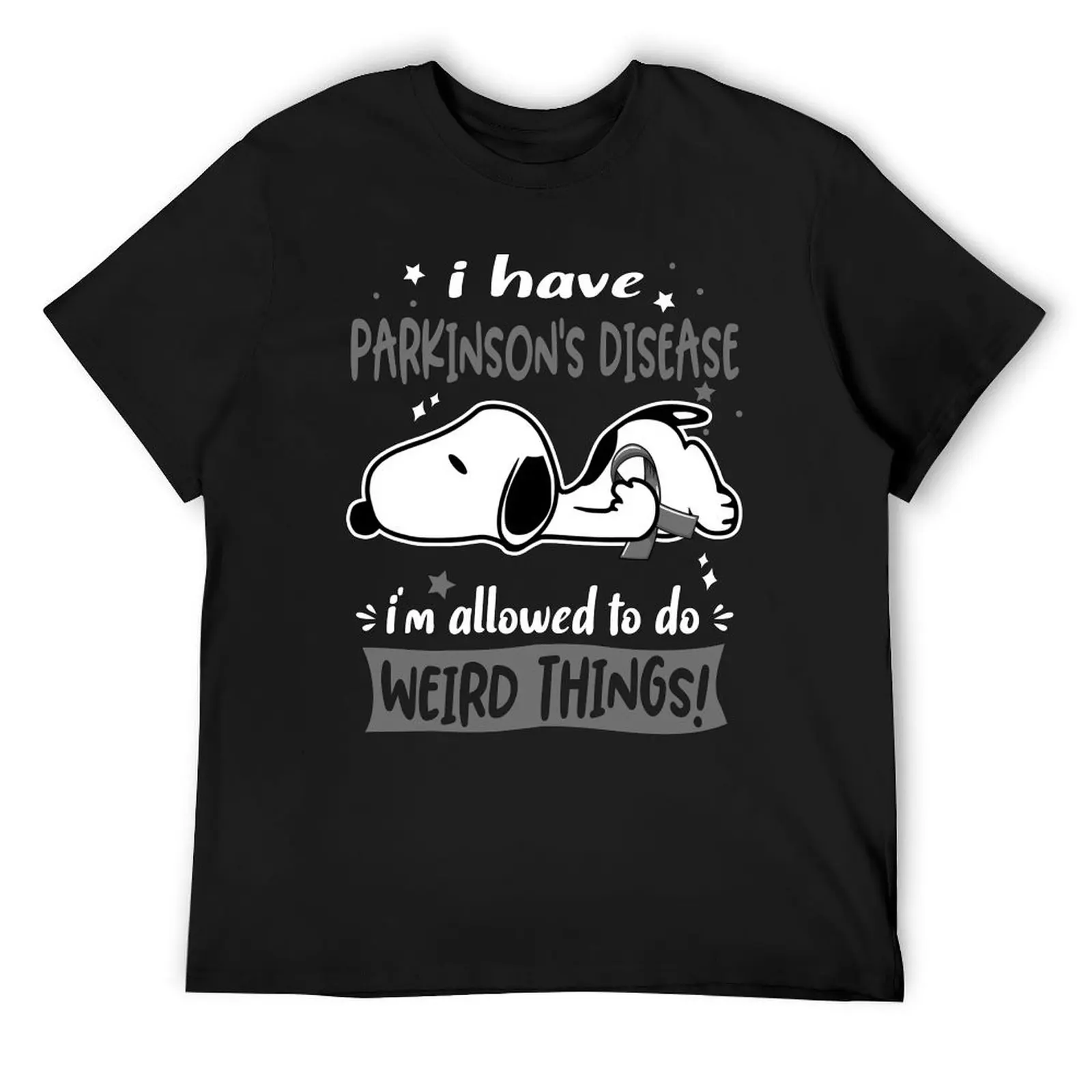 

I Have Parkinson's Disease I Am Allowed To Do WEIRD THINGS! T-Shirt Blouse blacks Men's clothing