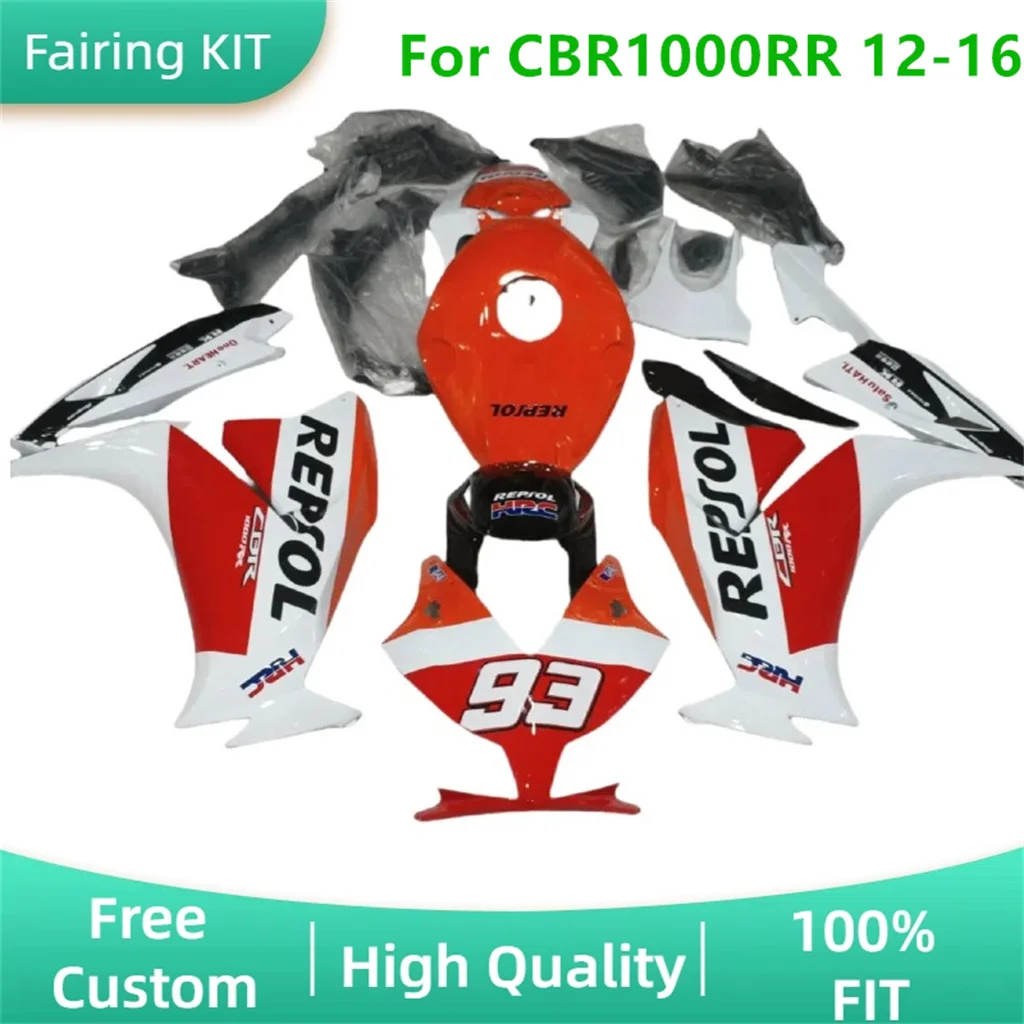 

Комплект обтекателей для мотоцикла на заказ для HONDA CBR 1000RR 12-15 16 CBR1000 RR 2012 2013 2014 2015 2016 ABS пластиковые запасные части