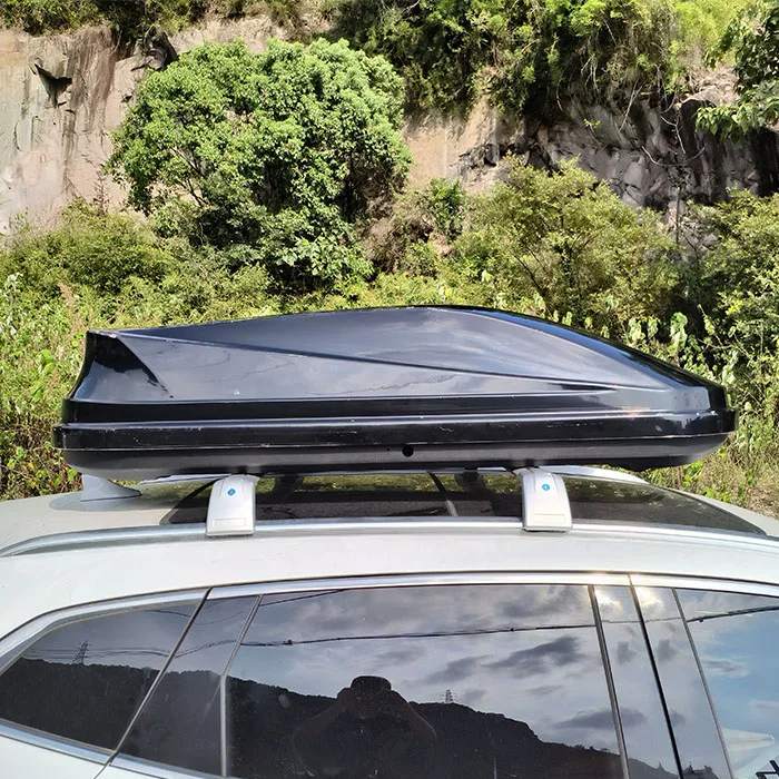 750L PC Large Capacity Car Luggage Roof Box ABS Plastic  go  For