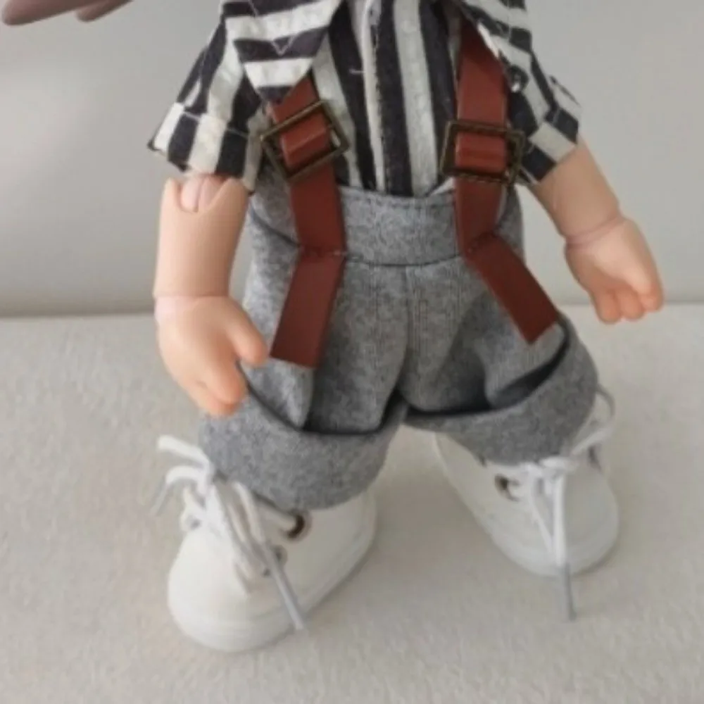 Belle Mini 3.8*2.2*2.4CM chaussures de poupée BJD chaussures en cuir Oxford semelle chaussures de poupée à lacets chaussures en cuir de poupée 1/6 BJD