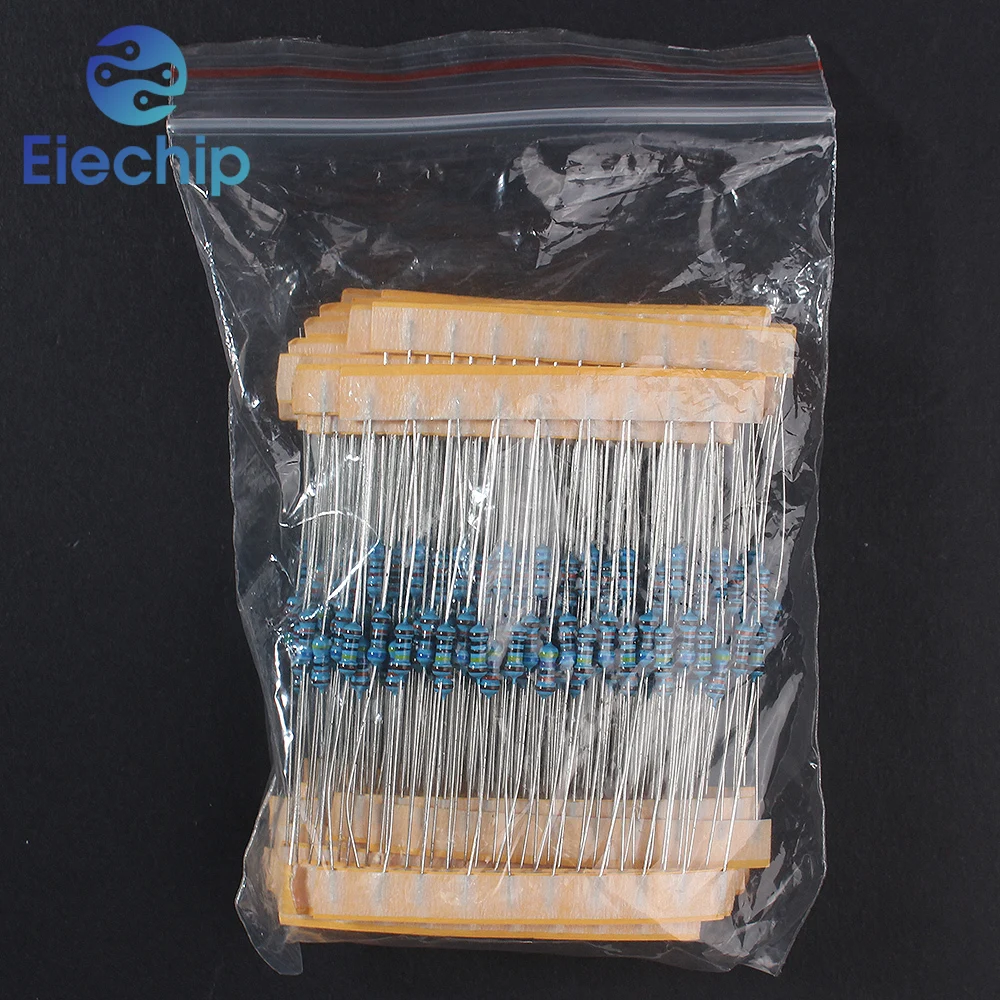 300pcs 1% High-Quality 1/4W Metal Film Resistor Assortment Kit , 30 Kinds for Precise Resistance electronic diy 10 ohm ~ 1M