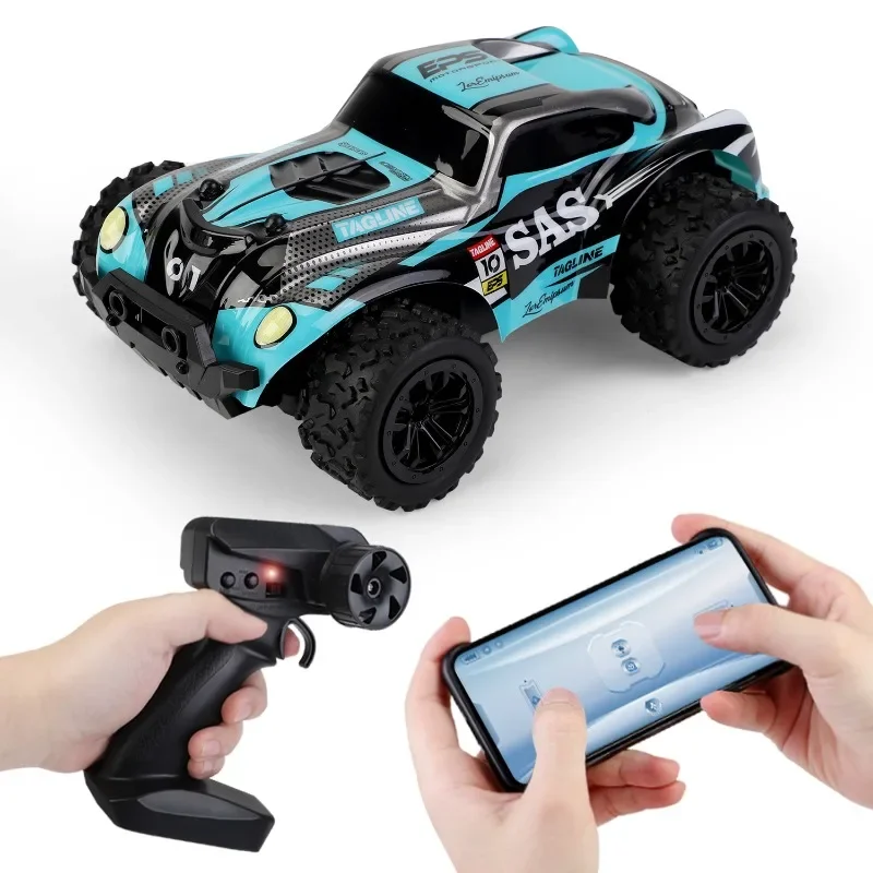 Coche teledirigido 1/20, coche de escalada todoterreno con Control remoto, vehículo de carreras de alta velocidad 2,4G, camioneta teledirigida inalámbrica, juguete de Navidad para niños