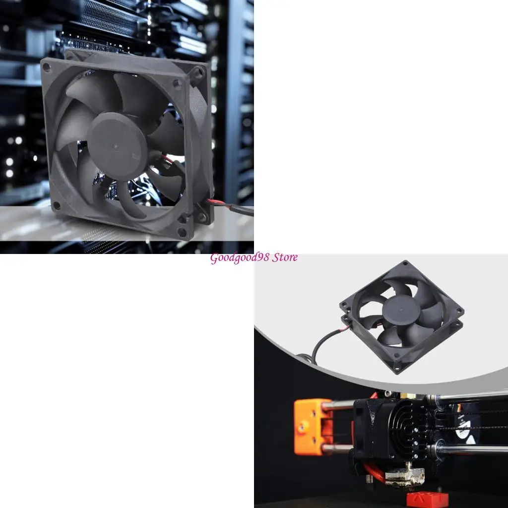

DC5V Fast Speed Cooling вентилятор USB Power 80x80x25mm Эффективный вентилятор для компьютера -принтер W8EC