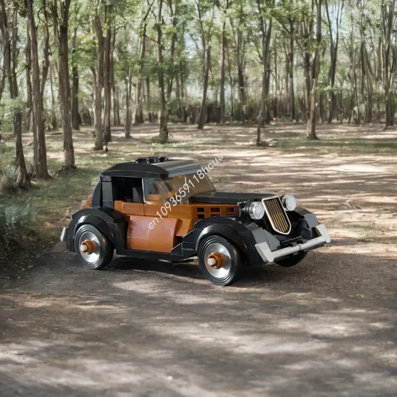 

165 шт., суперкар City Champions Citroen TRaction Avant Moc, строительные блоки, образовательные DIY, креативная игрушка для детей, блоки, подарки