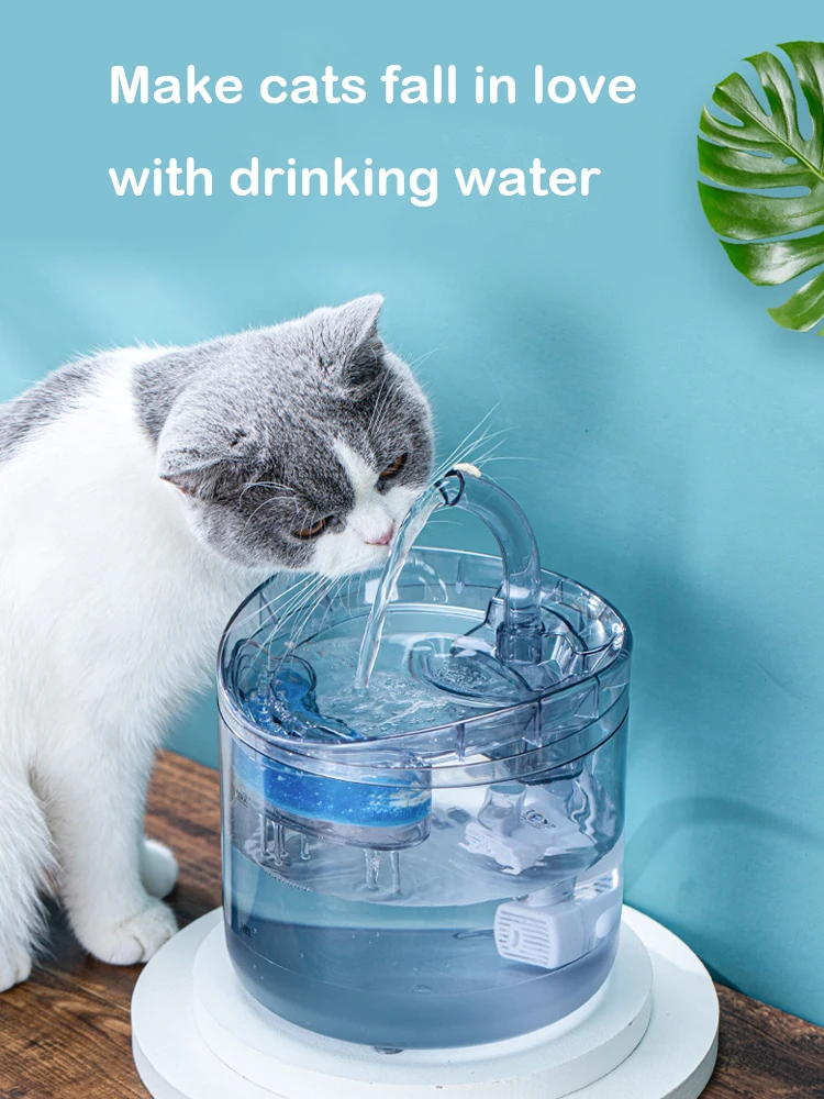 Katze Wasser Feeder Automatisierung Sensor Wasserhahn Brunnen Lebensmittel Grade Transparent Kunststoff Hund Wasser Dispenser Für Katze Haustier Sensor Trinker – Detail 6