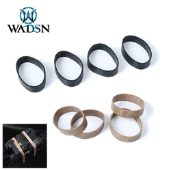 WADSN Tactical  Airsoft High Strength Elastic Rubber Ring Hunting Rilfe Band For DBAL A2 PEQ15 NGAL Flashlight Laser Sight 