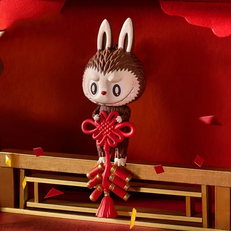 POP MART Skullpanda Three, Two, One! Happy Chinese New Year Blind Box Mystery Box Doll Cute Anime Figure Guess Bag Toys Desktop