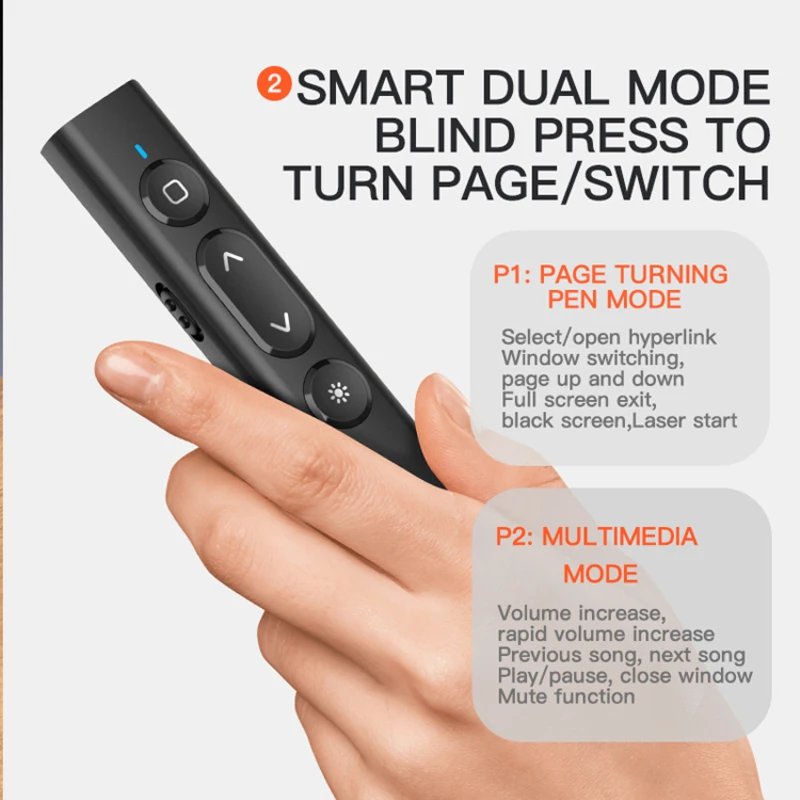 جهاز تحكم عن بعد محمول للمعلم ، اتصال سريع ، قلم قابل للطي USB لاسلكي pt ، أسود ، إلكترونيات استهلاكية ، من من من من من من نوع GHz ، من من نوع pmah