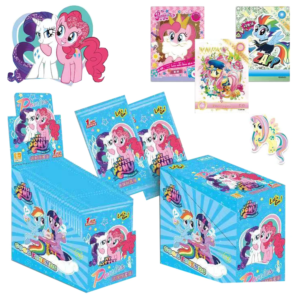 

Wholesale My Little Pony Cards Collection For 40th Anniversary Limited Friendship Eternal Card Rare Color Combinations Kids Gift