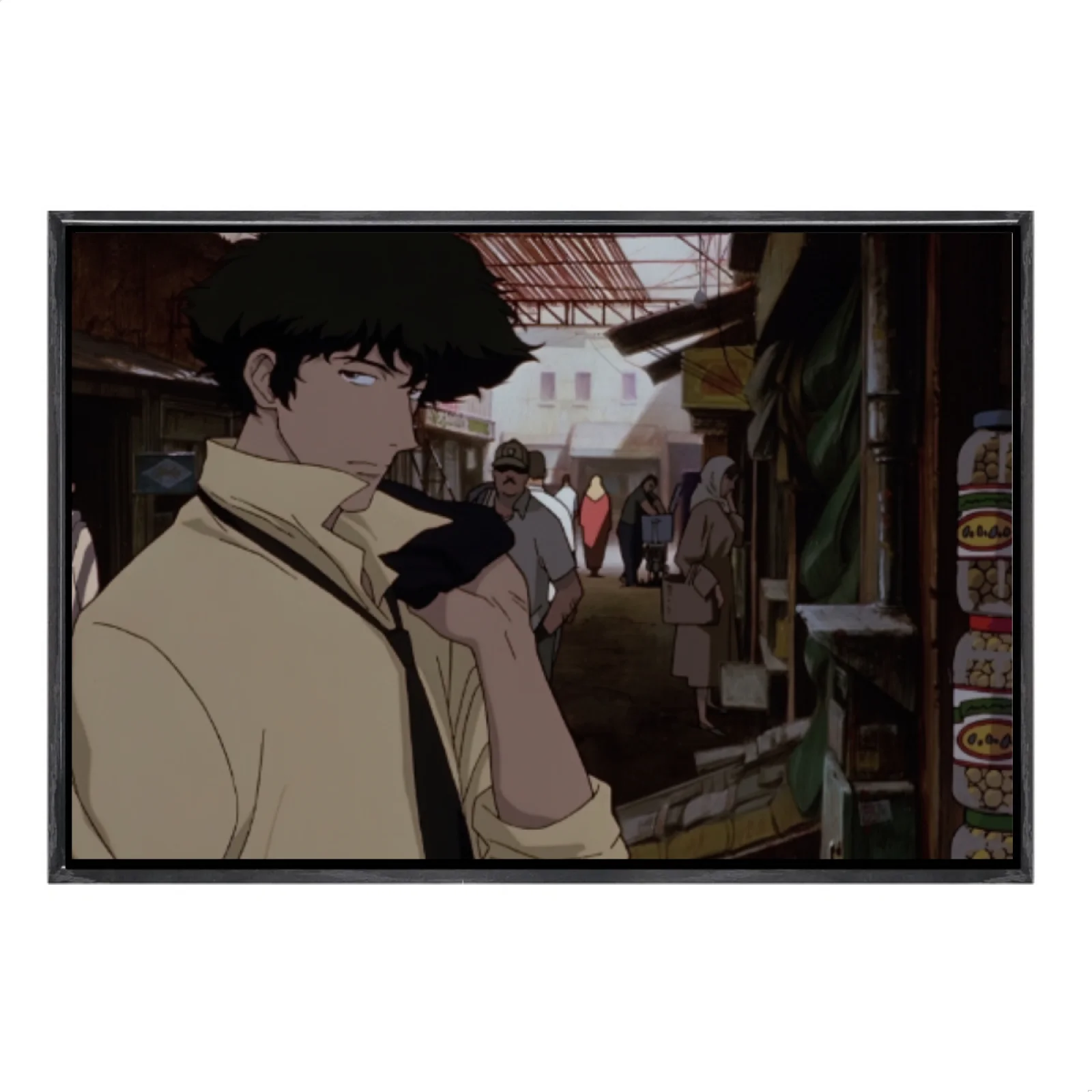 

Japanese Manga Multi-Size Canvas Poster Double Framed Wall Art,Cowboy Bebop Home Decor for Living Room Bedroom