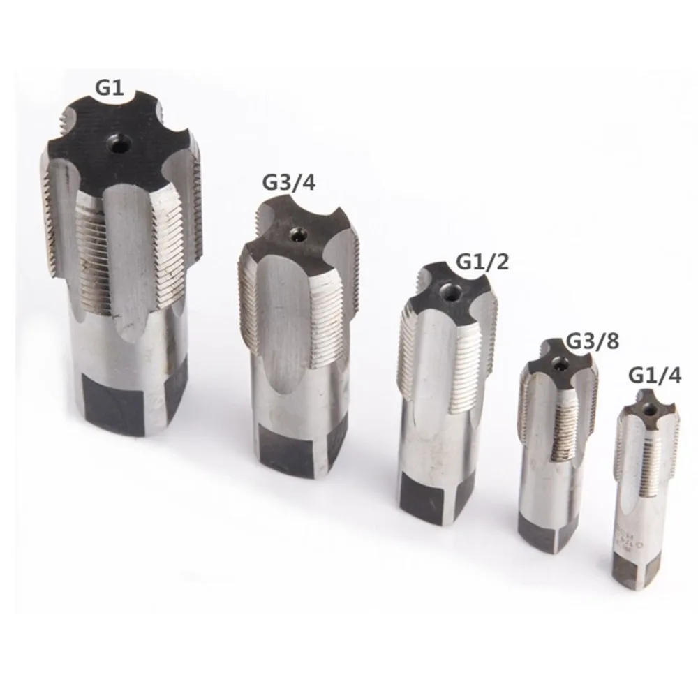 Threading Tool Set 1pc Pipe Tap HSS G1/8 1/4 1/2 Plug Tap Hand Drill Bit Taper Pipe Tap High Speed Steel