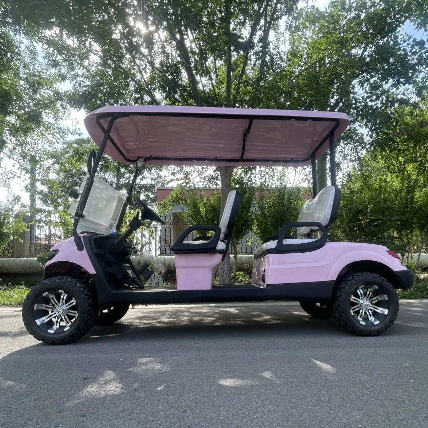 

2025 High Speed Moving Street Legal Electric Golf Carts 4 Seater 60V 72V Lithium Battery Golf Car Style Meets Performance