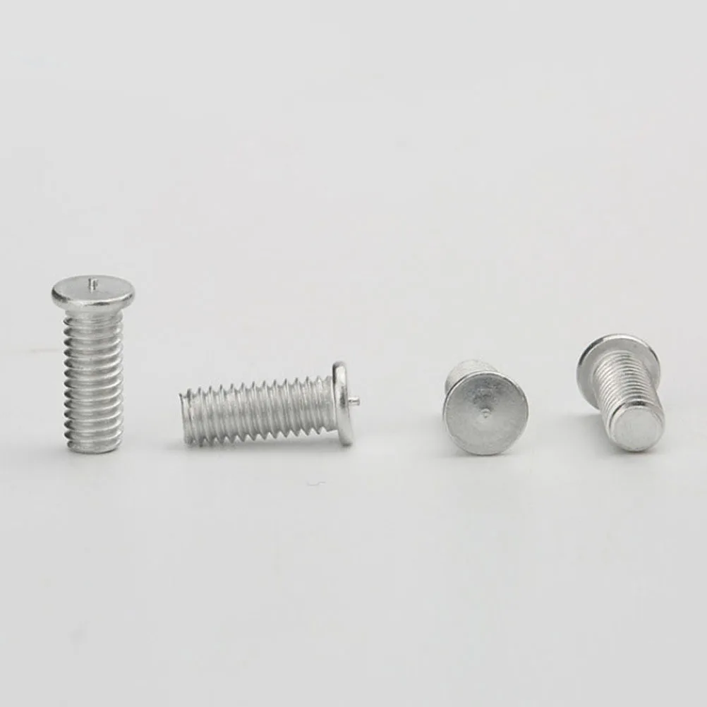 

100pcs Aluminum Weld Stud Sheet Metal Fasteners For Auto Repair Durable Ergonomic Design Car Maintenance Tool Parts