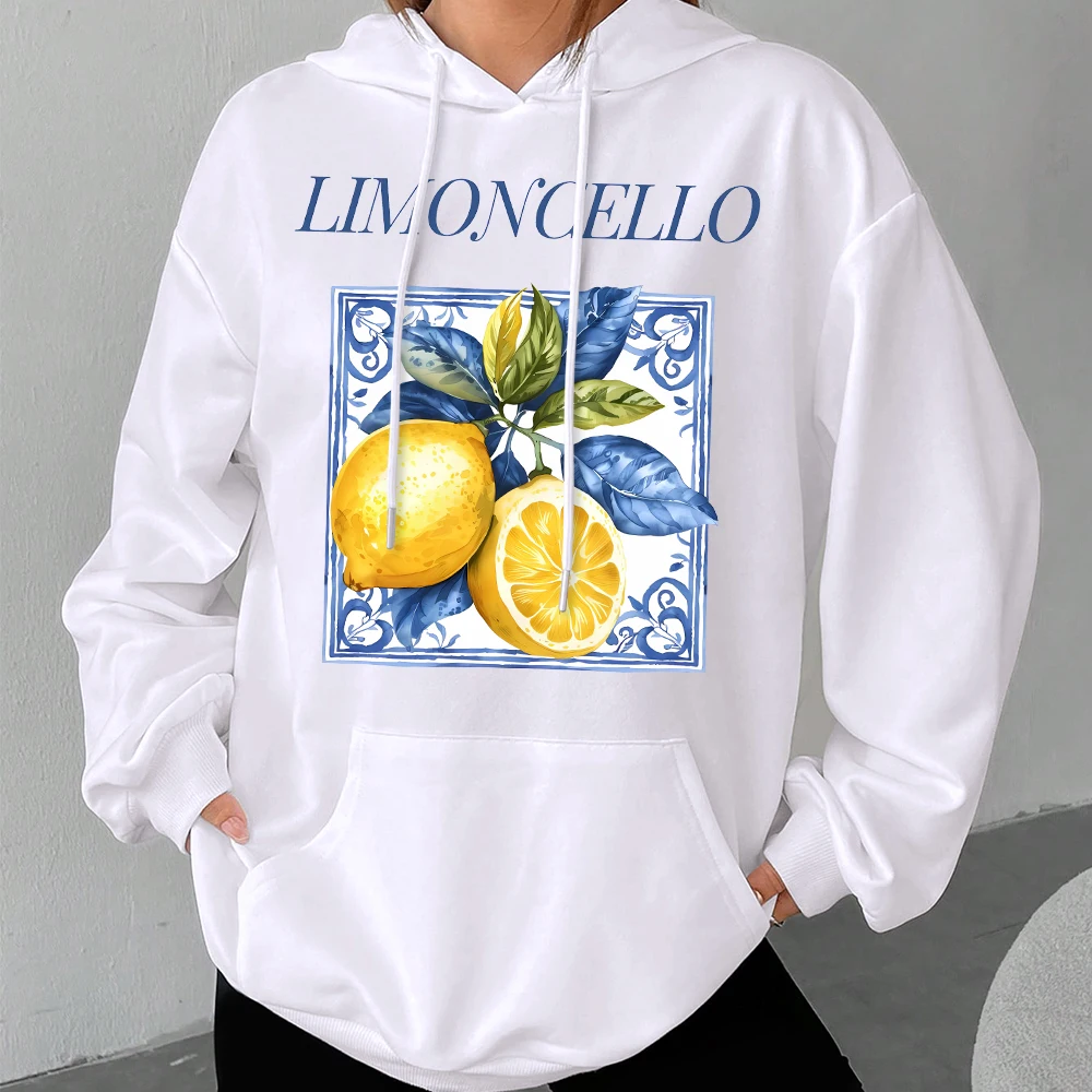 Parches Termoadhesivos con Estampado Artístico de Limoncello Italiano y Azulejos Azules para Ropa, Transferencias Termoadhesivas para Imprimir en Ropa/Bolsos