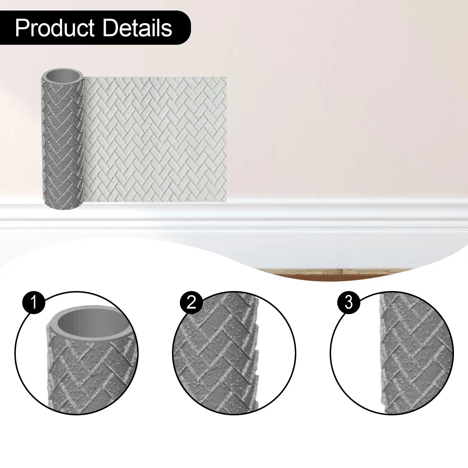 Terrain Texture Roller Crafts High Performance Practical Unique Hand Roller