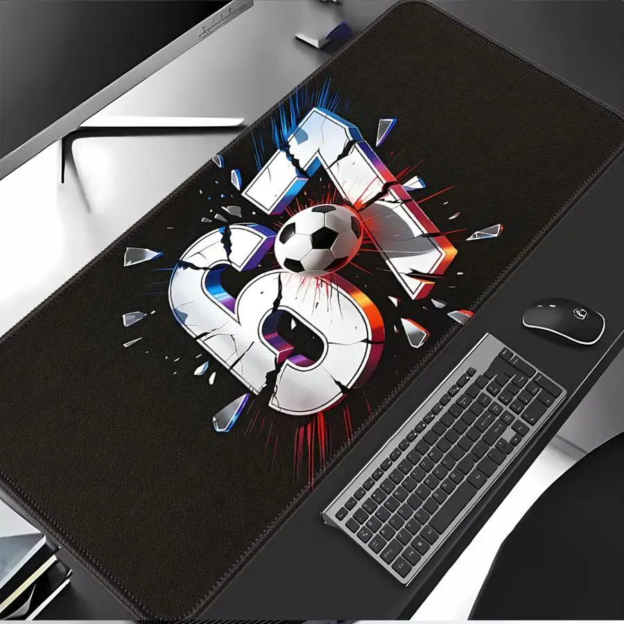 overlock Mouse Pad office Pad Computer Laptop Pad Desk accessories Game Console Pad Keyboard Mouse Pad Soccer Number 67