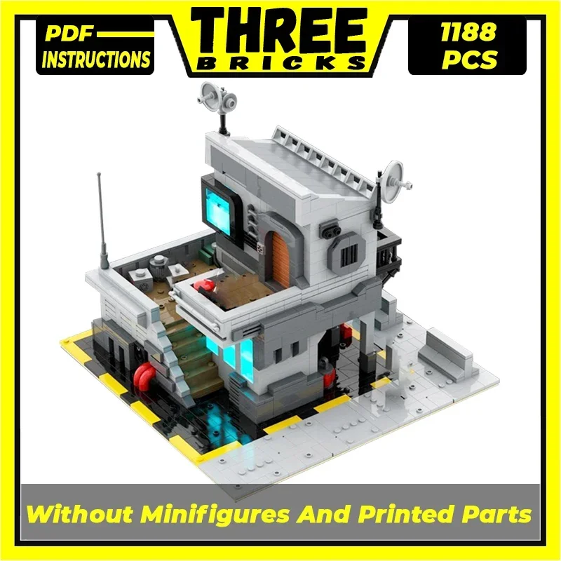 Star Movie Model Moc Bouwstenen Modulaire keizerlijke basis # 2-commandocentrum Technologie Blokken Geschenken Kerstspeelgoed DIY-montage