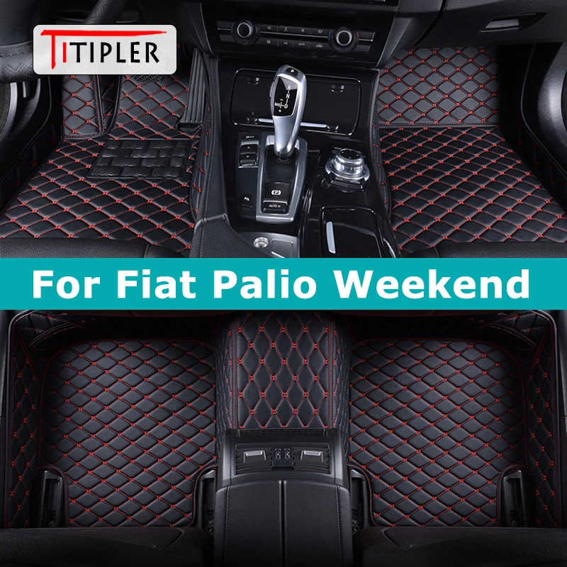 TITIPLER Custom Car Floor Mats For Fiat Palio Weekend Auto Carpets Foot Coche Accessorie