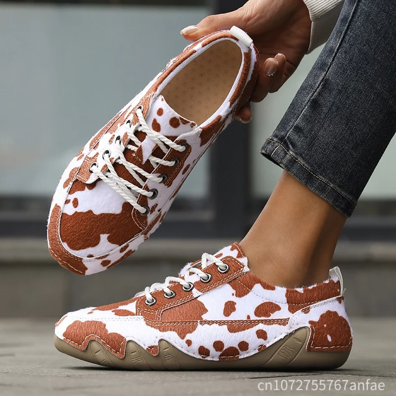 New Retro Outdoor Casual Women's Shoes Breathable Lightweight Large Size Spring Autumn Sports Sneakers Comfortable Walking Shoes