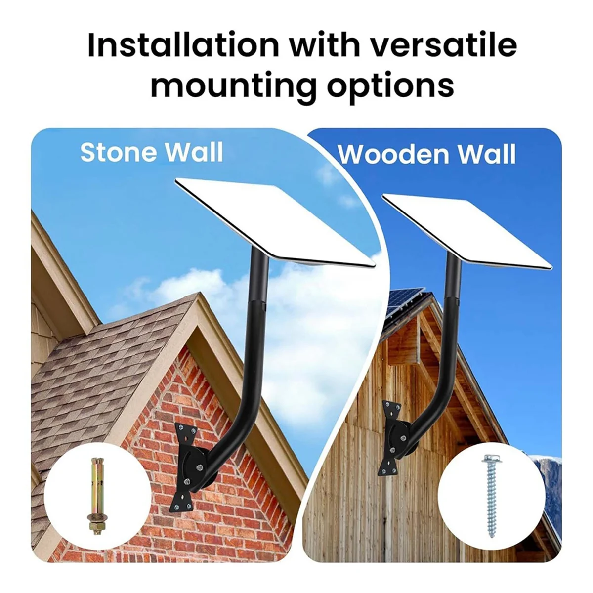 ABJG-Mounting Kit for V2 Long Wall Mount and Pole Mount for Internet