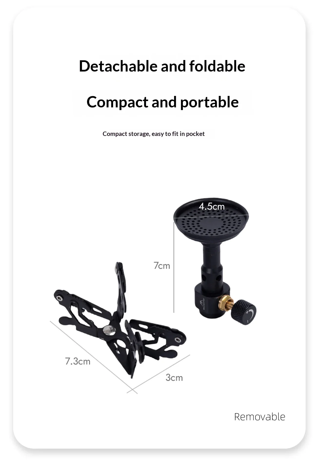 Mountainhiker Camping-Lichtofen 4-in-1-Set, tragbares Gaslampen-Brenner-Set für Outdoor-Camping, Wandern, Picknick, Überlebensausrüstung – Detail 5