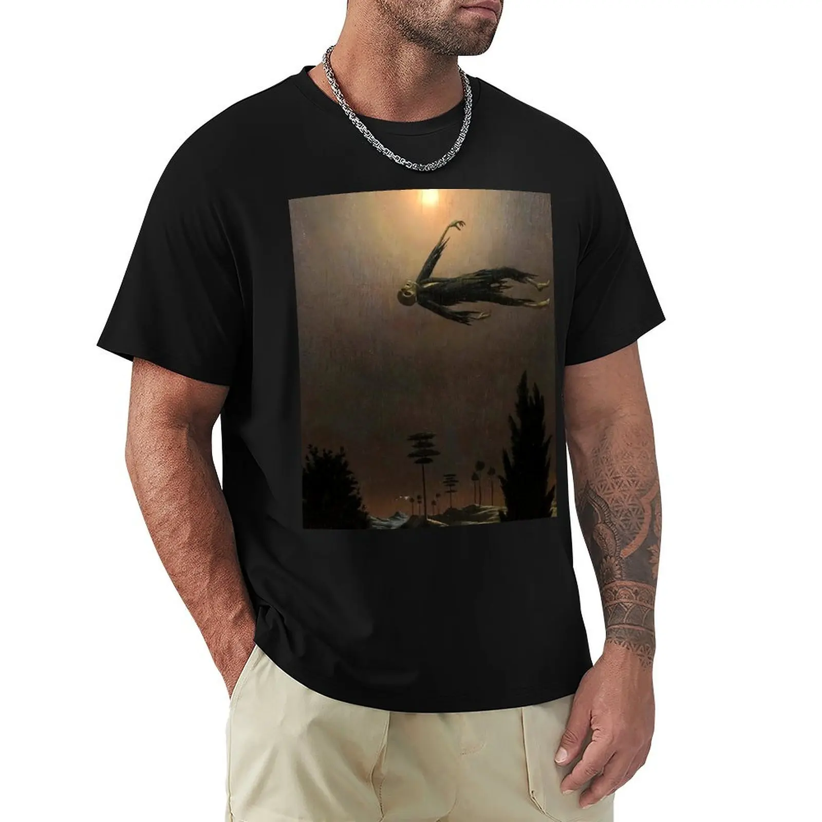 Apparition Above Trees by Franz Sedlacek T-Shirt shirts graphic tees tops t shirts for men pack