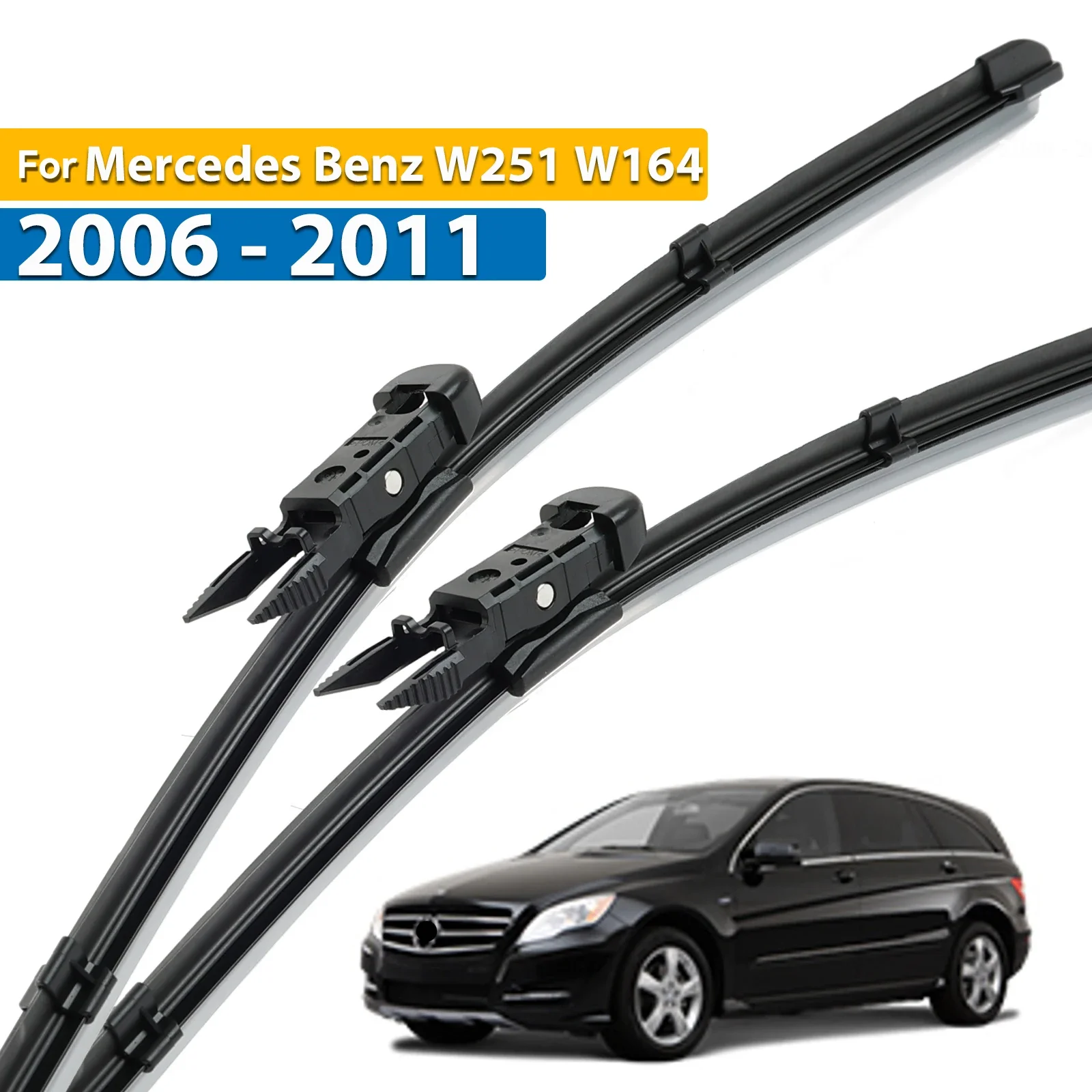 Wiper Front Wiper Blades For Mercedes Benz R Class W251 M ML Class W164 Windshield Windscreen Window Rain Brush 28