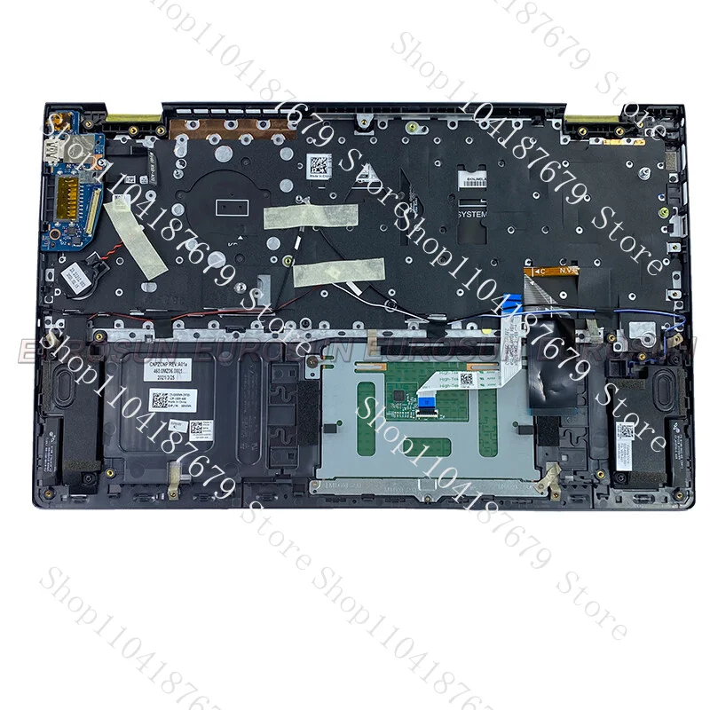 جديد لجهاز Inspiron 5510 5515 غطاء لوحة المفاتيح C غطاء علوي إضاءة خلفية أمريكية 089XWN XYG