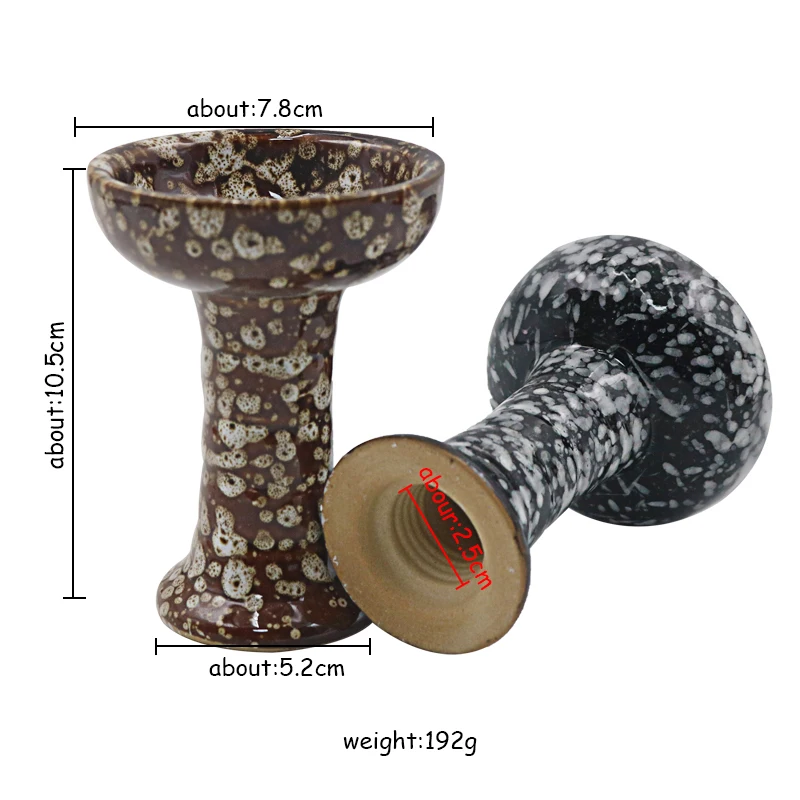 SY 1PC Sheesha Tobacco Ceramic Bowl For Hookah Head Charcoal Holder Chicha Shisha Smoking Accessories Gadget Tools Cachimba