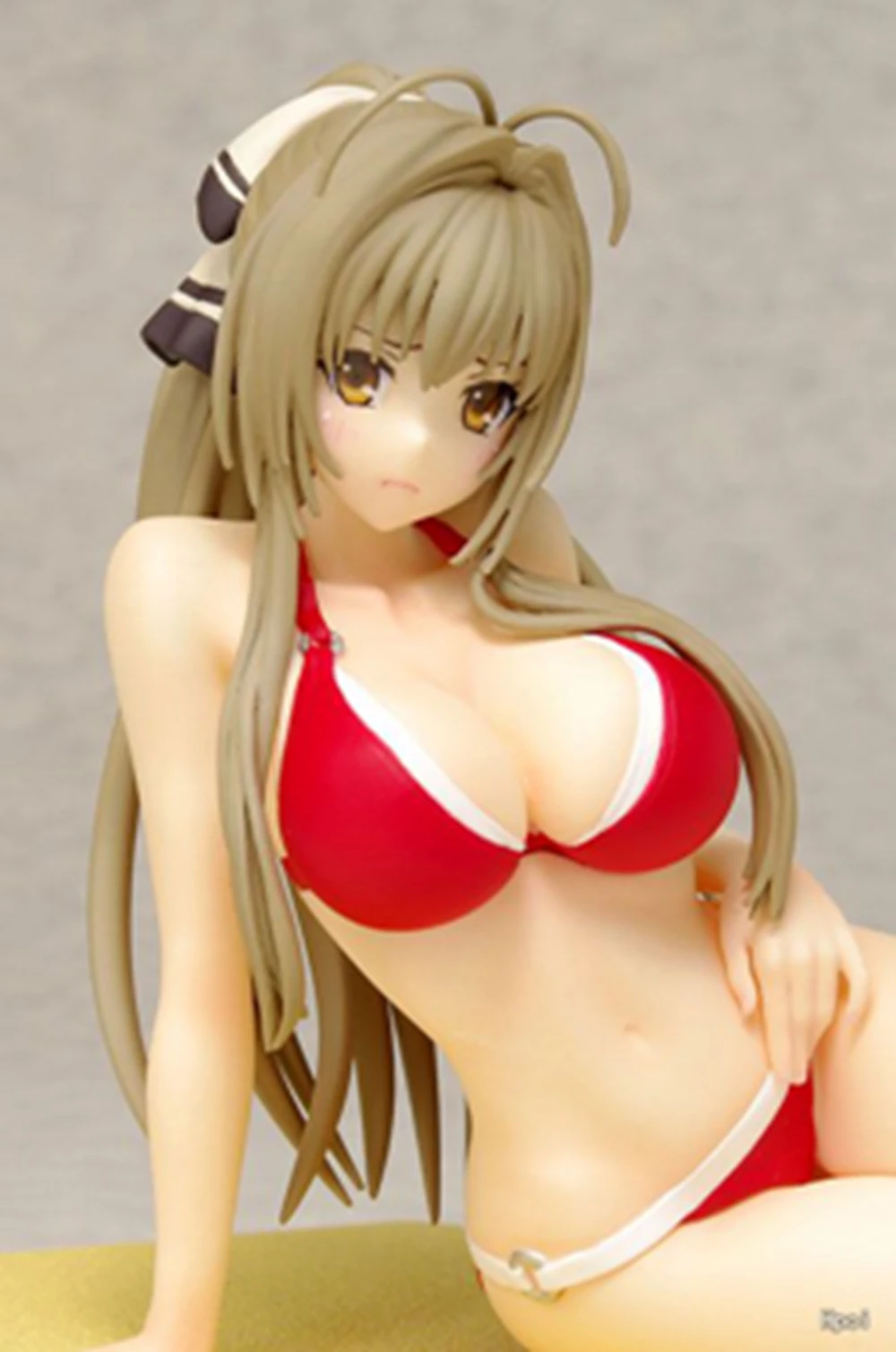 15CM Anime Amagi Brilliant Park Sento Isuzu Figure Beach Queens 1/10 Swimsuit Sitting Model Toy Gift Collection Action Figure