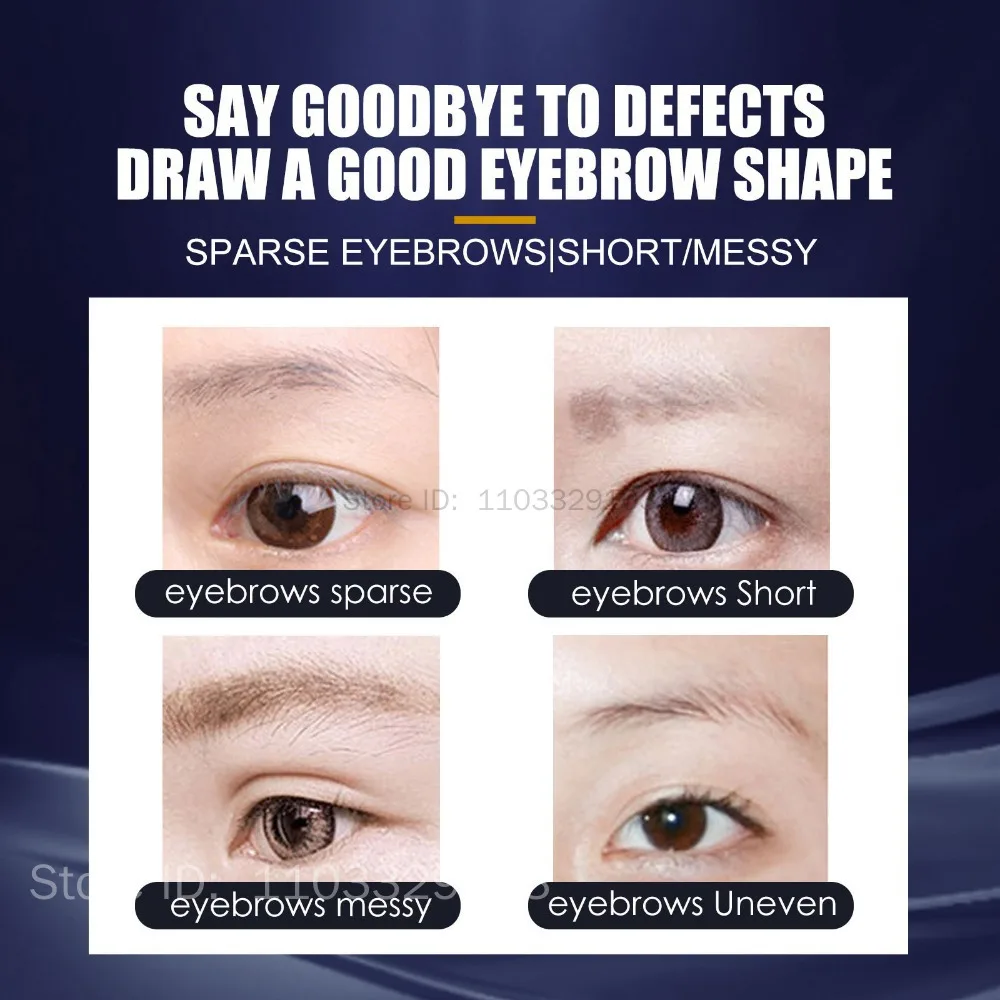 2 色の眉パウダープロフェッショナルメイクパレット眉毛スタンプ眉エンハンサーアイシャドウ長期的な防水パウダー