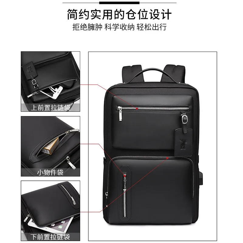 Men's Backpack, Business Computer Bag, Business Multifunctional Bag Men, Travel Casual Trip Laptop Bag, Multifunctional Backpack