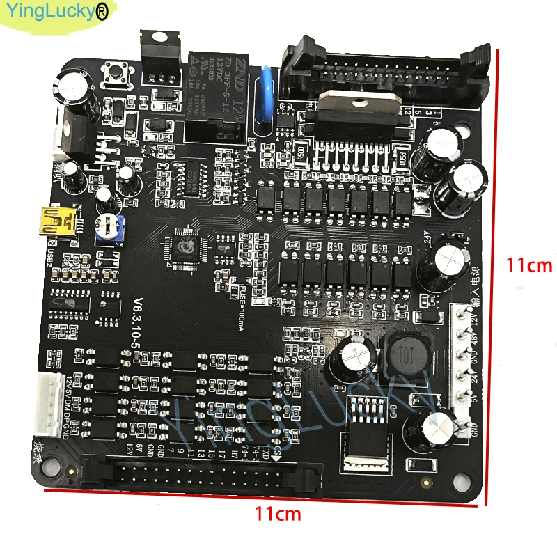 30cm Mini Claw Gantry Toys Crane Vening Machine DIY Kit With Game Board 24v Power LED Joystick Buttons Sensor Coin Acceptor