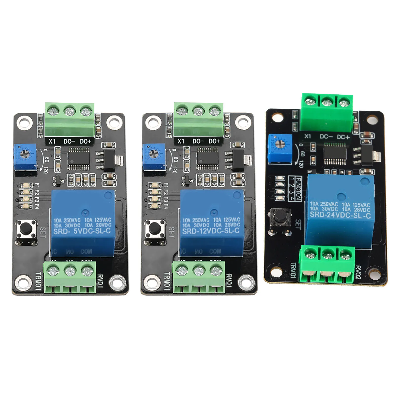 Delay On Off Relay Delay Timer Relay Self locking Delay On Off Time Switch Super 555 Timer DC 5V/12V/24V Timer Relay Delay Relay