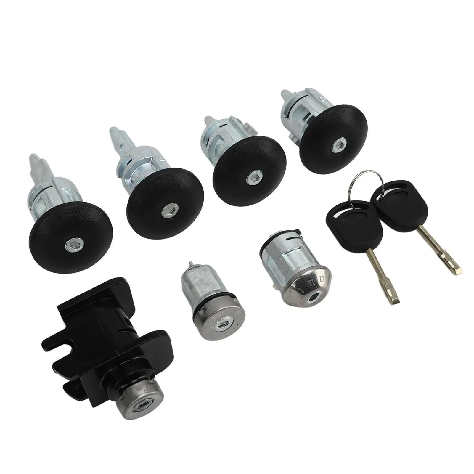 

4119503 Easy To Install Operation Anti Deformation ABS Metal Lock Cylinder Key Set with Key for transit MK6 2000 To 2006